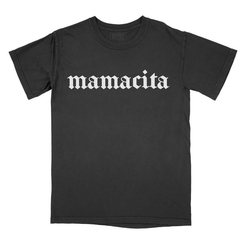 Mamacita - Comfort Colors Tee PRINTED FONT Hoodie, Sweatshirt | PureTeeCo.com