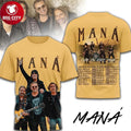 Mana Vivir Sin Aire 2026 Tour Celebrating Two Sided Shirt