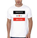 Manchester United Black White Red Design White T-Shirt Hoodie, Sweatshirt | PureTeeCo.com