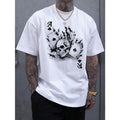 Manfinity RebelGame Men'S Skulls & Poker Cards Printed Short Sleeve T-Shirt Made in USA Hoodie, Sweatshirt | PureTeeCo.com