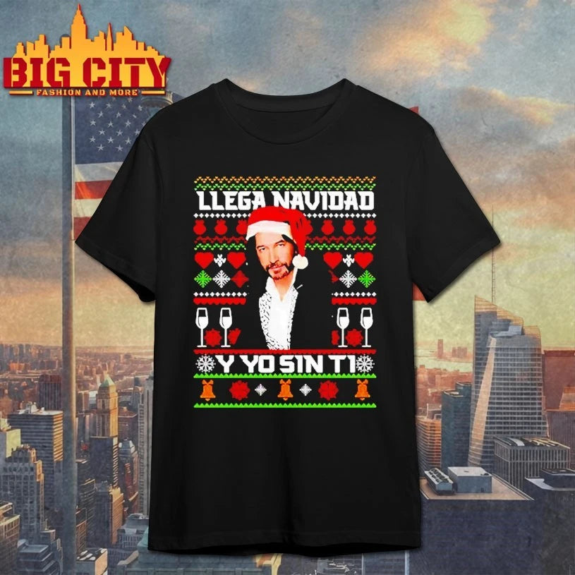 Marco Antonio Solis Llega Navidad Y Yo Sin Ti ugly christmas shirt