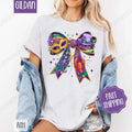 Mardi Gras Bow Shirt Gildan, Coquette Mardi Gras Women's Tee, Louisiana Women's Tshirt Plus Sizes Oversized Hoodie,...
