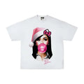 Mariahhh TS BUBBLE GUM Tee Shirt Chrismas Pink - Classic Cotton Fabric Menswear