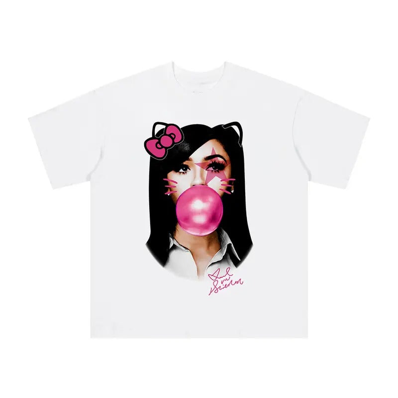 Mariahhh The Scientist PINK Bubble Gum Star Big Face Shirt Hoodie, Sweatshirt | PureTeeCo.com