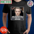 Mark Zuckerberg should be in príon for election interference shirt