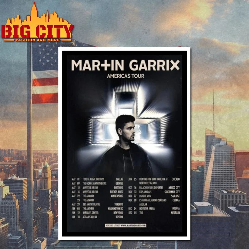 Martin Garrix Americas Tour 26 Poster shirt