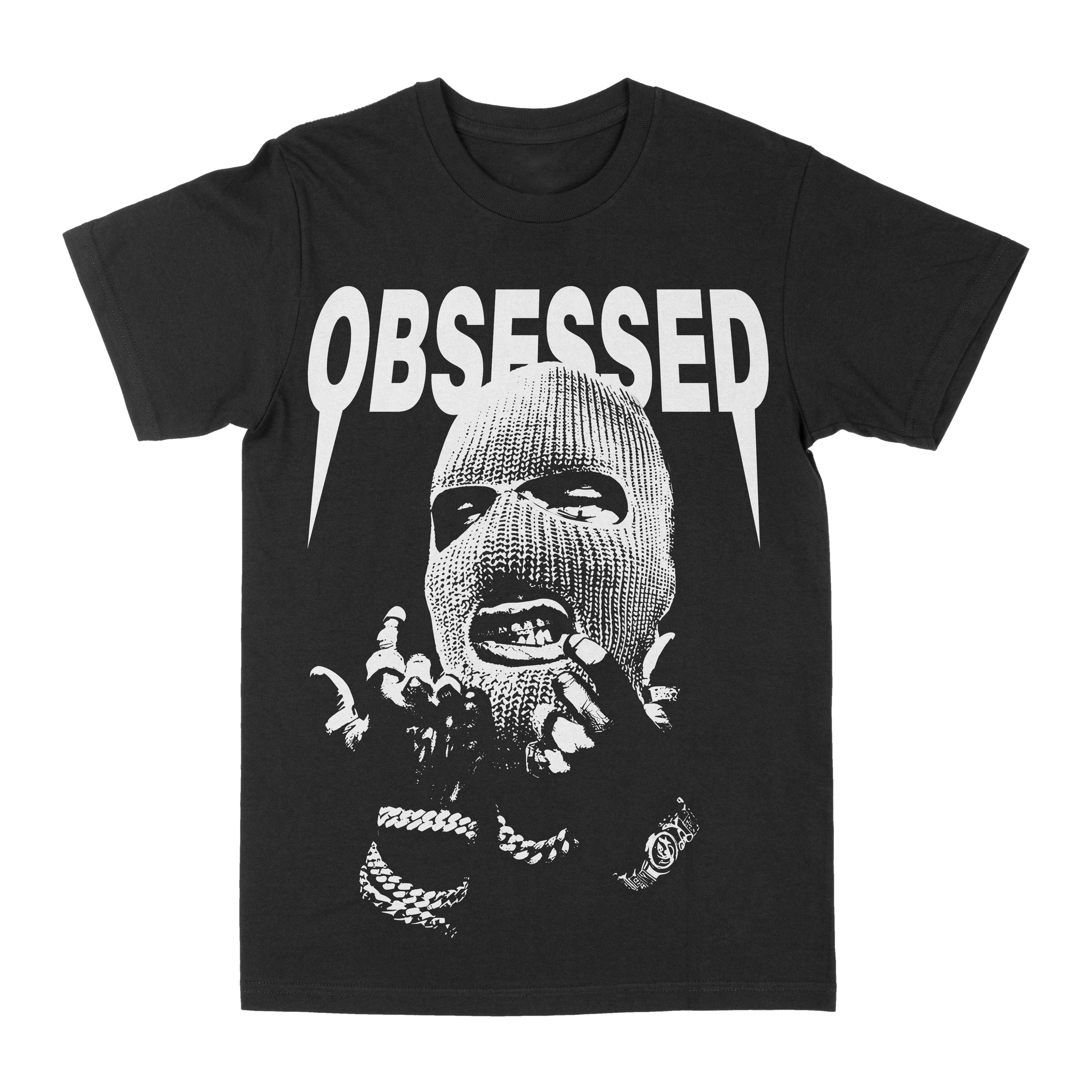Obsessed "Masked Up" Graphic Tee Hoodie, Sweatshirt | PureTeeCo.com (Image 1)