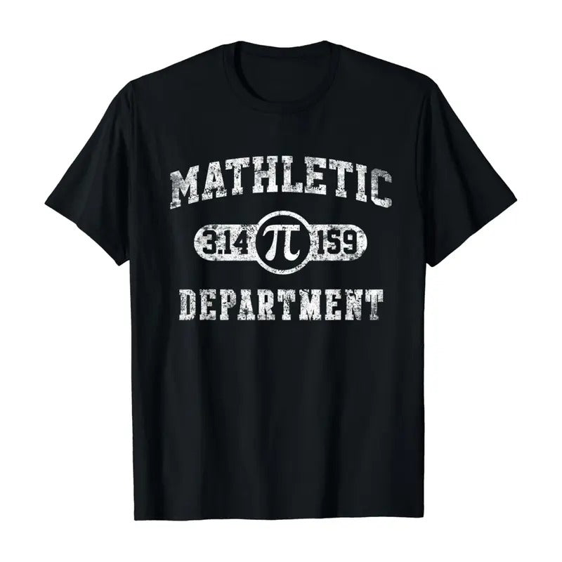 Mathletic Department 3.14159 Pi Day Math Teacher Vintage T-Shirt Hoodie, Sweatshirt | PureTeeCo.com