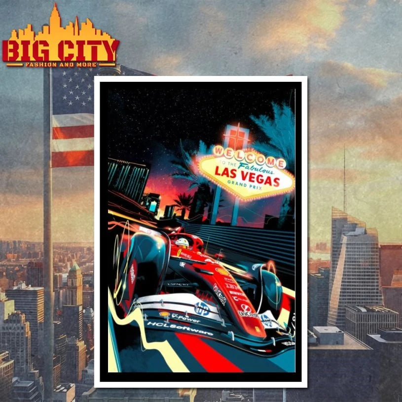 Matt Taylor Scuderia Ferrari HP Las Vegas Grand Prix 2025 Poster shirt