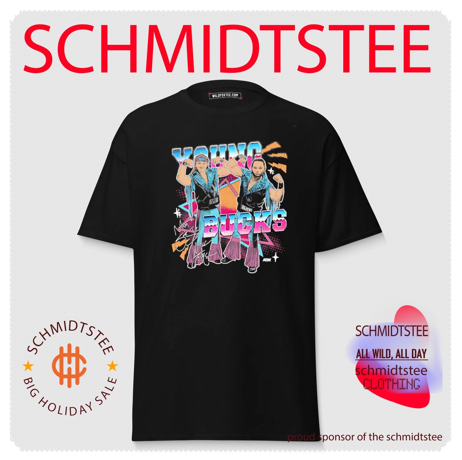 Matt and Nick Jackson Young Bucks Be Elite retro shirt