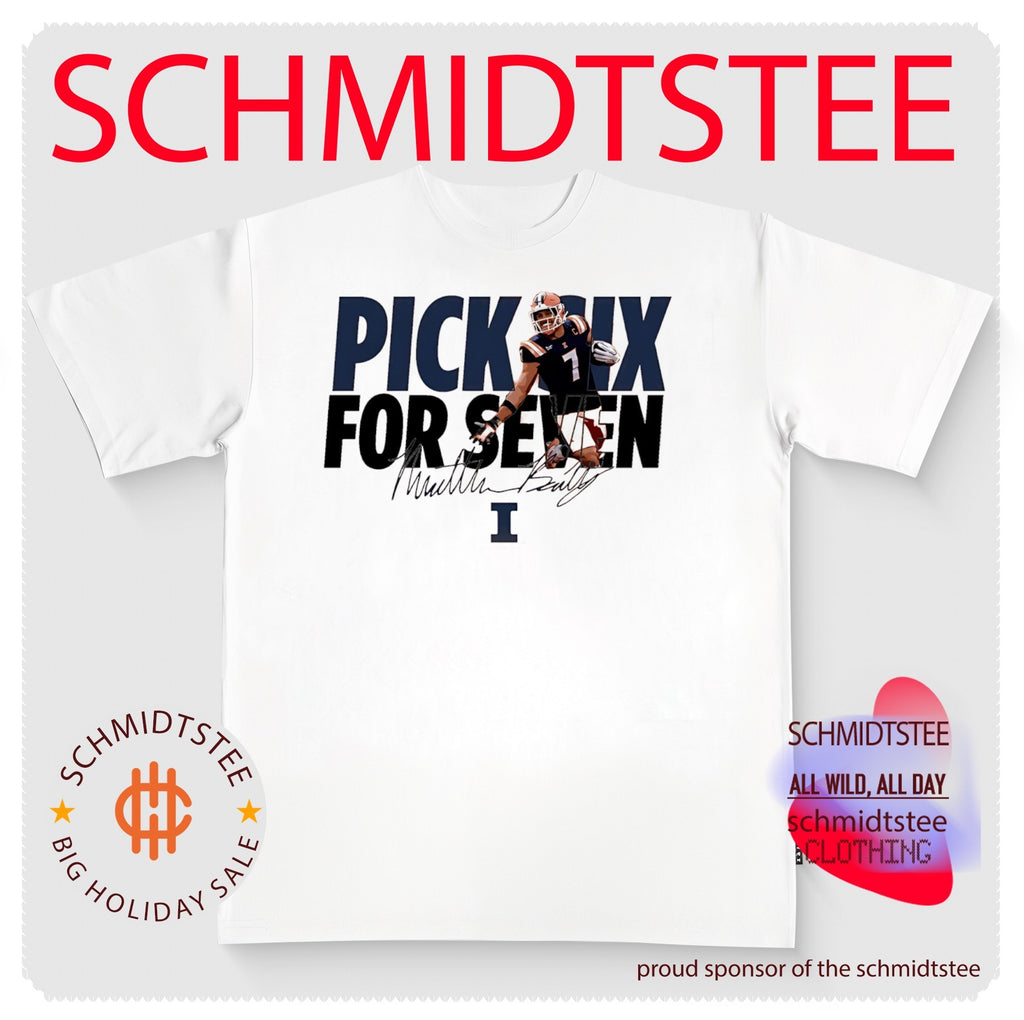 Matthew Bailey Illinois Fighting Illini pick six for seven shirt