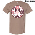 Mauve Mix Happy Face  Gildan Short Sleeve T-Shirt 'NLB' Hoodie, Sweatshirt | PureTeeCo.com