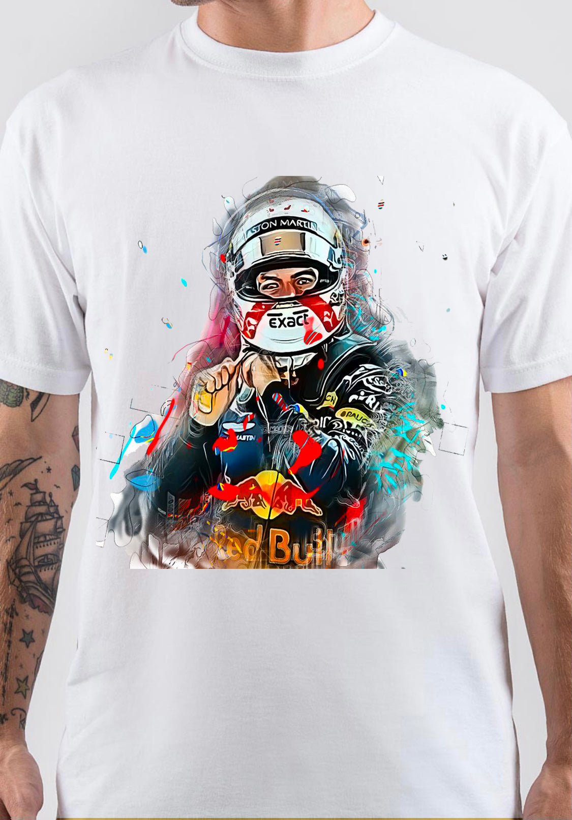 Max Verstappen Art T-Shirt Style004 Hoodie, Sweatshirt | PureTeeCo.com