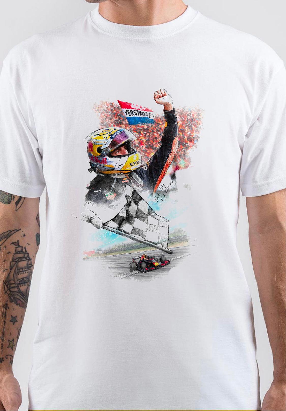 Max Verstappen Art T-Shirt Style003 Hoodie, Sweatshirt | PureTeeCo.com