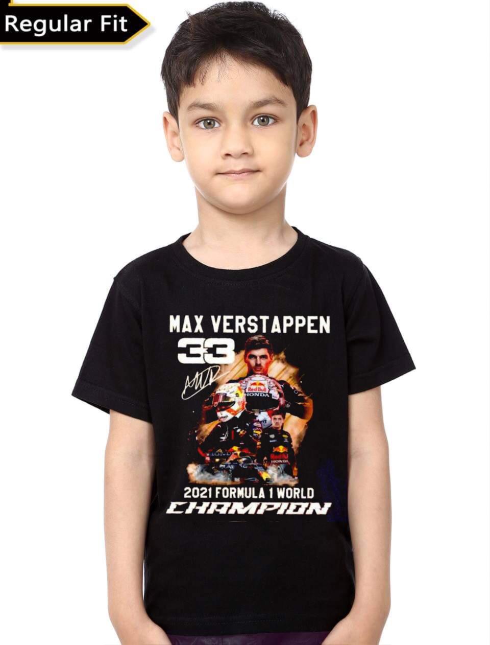 Max Verstappen Kids T-Shirt Hoodie, Sweatshirt | PureTeeCo.com
