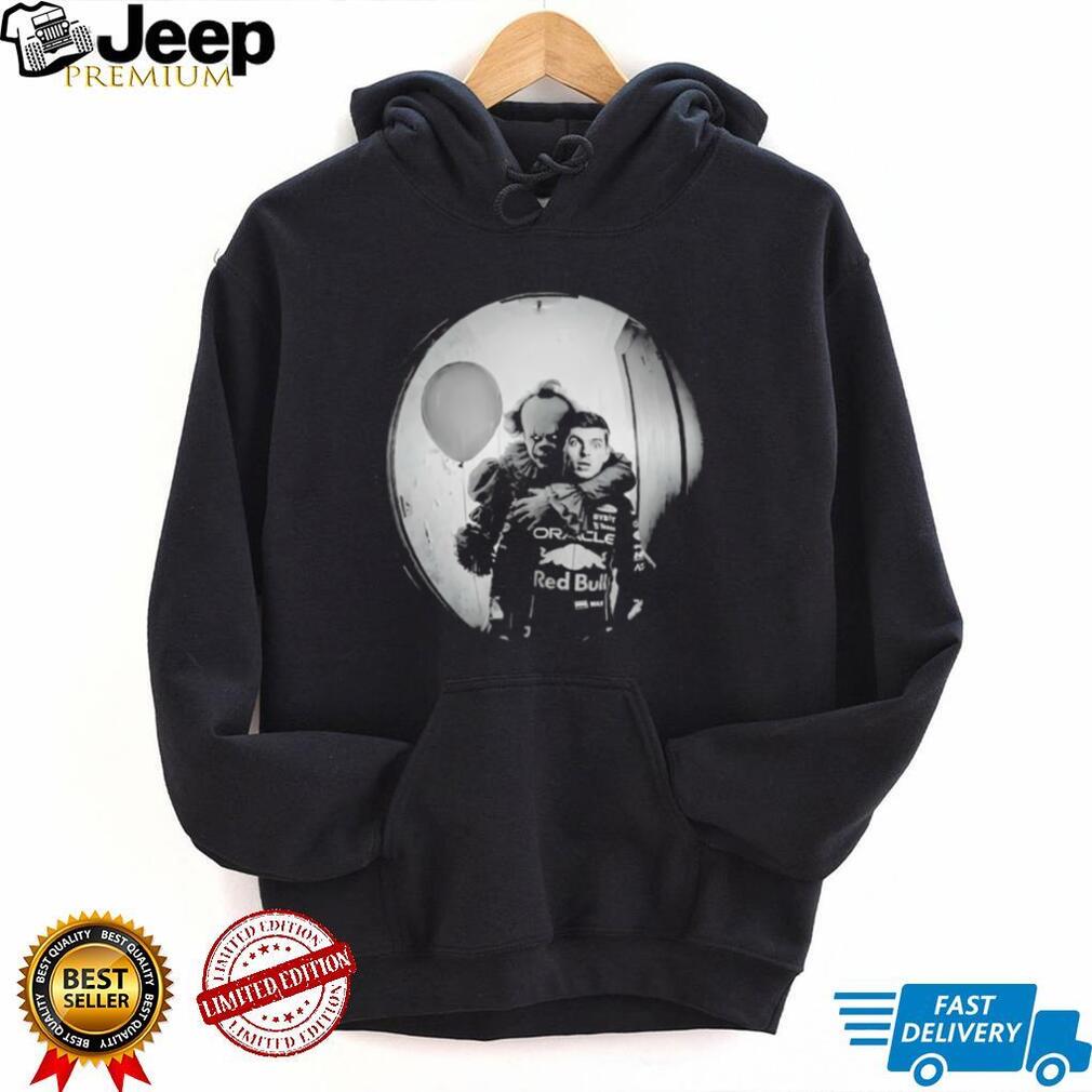 Max Verstappen and Pennywise Halloween shirt