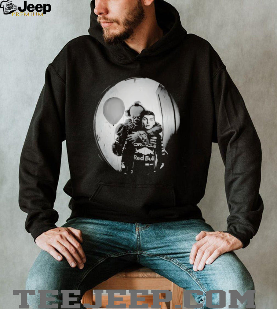 Max Verstappen and Pennywise Halloween shirt