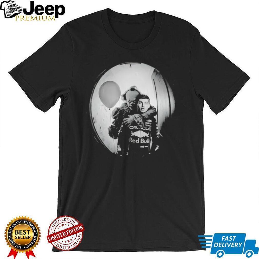 Max Verstappen and Pennywise Halloween shirt