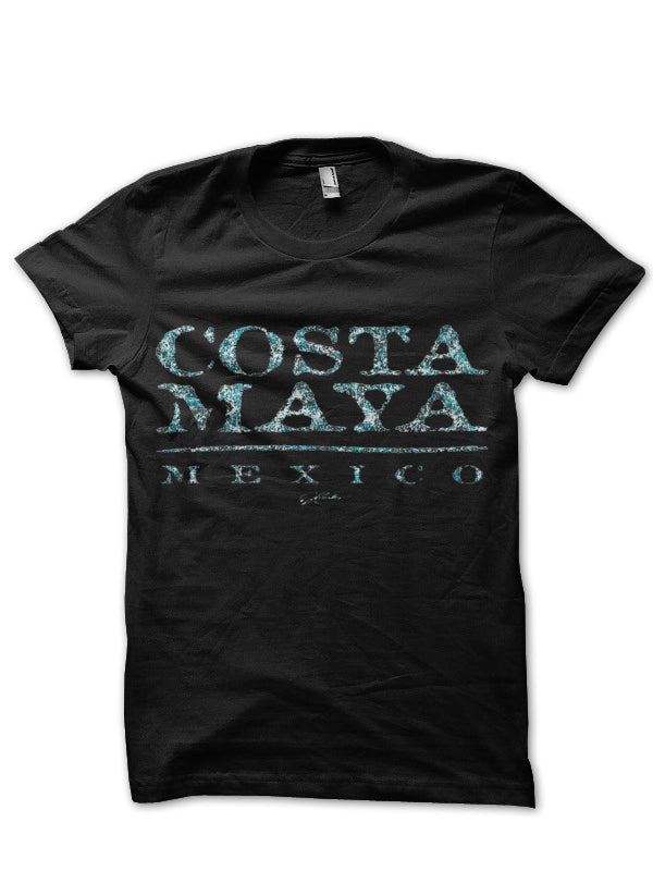 Costa Maya Half Sleeve T-Shirt Hoodie, Sweatshirt | PureTeeCo.com