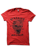 Hasta La Muerte Mayans Red Half Sleeve T-Shirt Hoodie, Sweatshirt | PureTeeCo.com