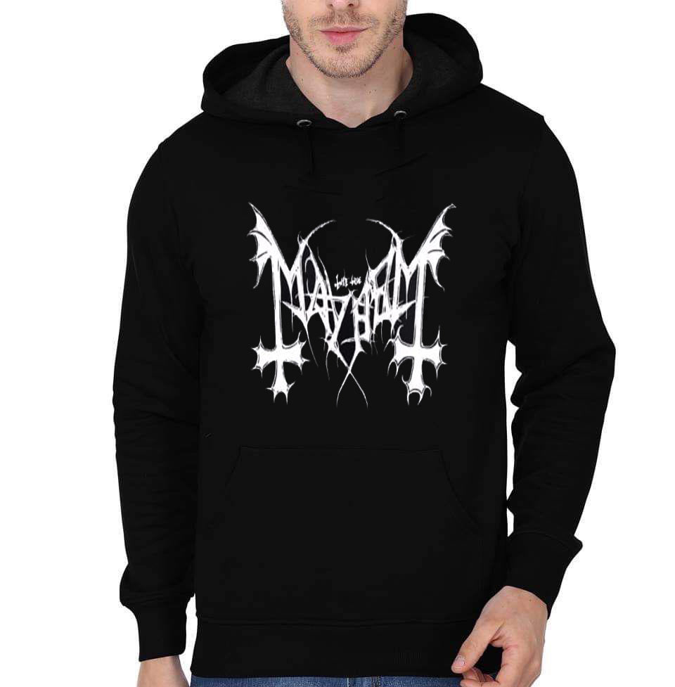 Mayhem Black Hoodie T-Shirts, Sweatshirt | PureTeeCo.com