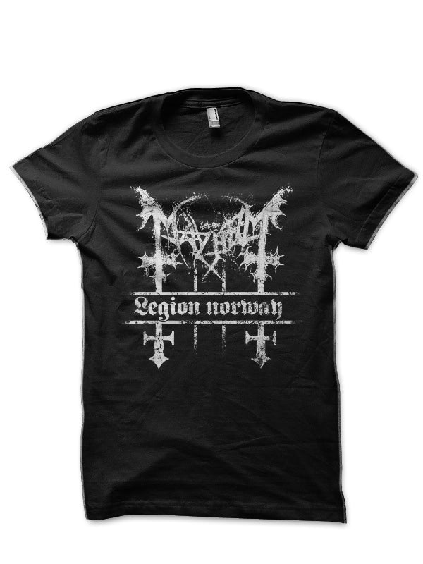 Mayhem Legion Norge Black T-Shirt Hoodie, Sweatshirt | PureTeeCo.com