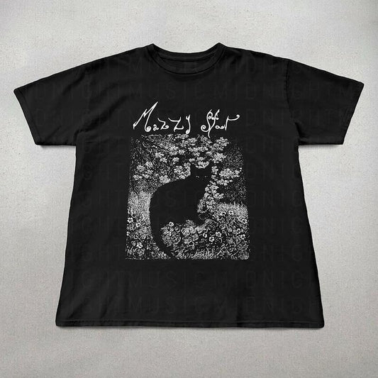 Mazzy Star Cat Shirt, 90s Alternative Rock, Hope Sandoval Tee, Mazzy Star fan gift, Unisex shirt, Music Gifts, cat shirts, cute shirtsT-SHIRT, UNISEX SHIRT, CREWNECK