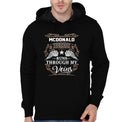 Mcdonald Name T Shirt â€“ Mcdonald Blood Runs Through My Veins Gift Item Hoodie Sweatshirt | PureTeeCo.com