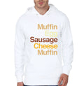 Muffin Egg Sausage Cheese Hoodie T-Shirts, Sweatshirt | PureTeeCo.com