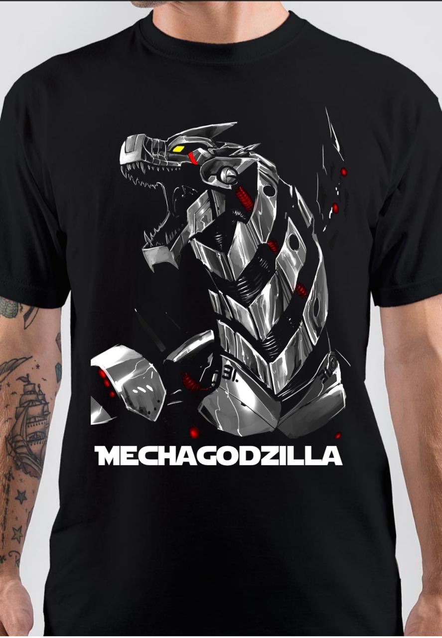 Mechagodzilla Black T-Shirt Hoodie, Sweatshirt | PureTeeCo.com