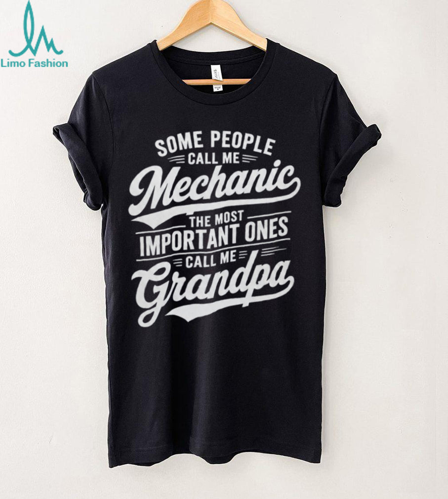 Mechanic Grandpa Family Heritage Automotive Technician Men Shirt