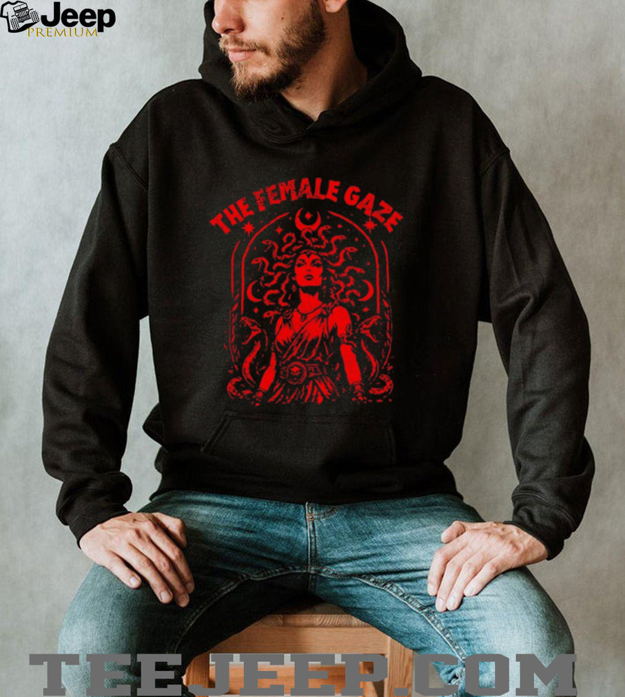 Medusa The Female Gaze Distressed Greek Mythology shirt