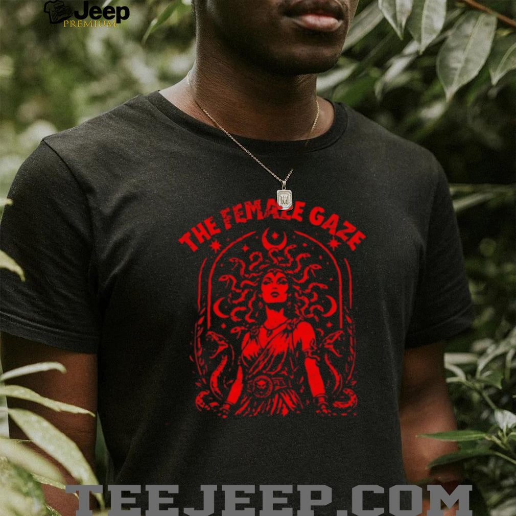 Medusa The Female Gaze Distressed Greek Mythology shirt