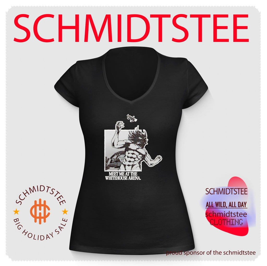 Meet Me At The White House Arena cartoon shirt