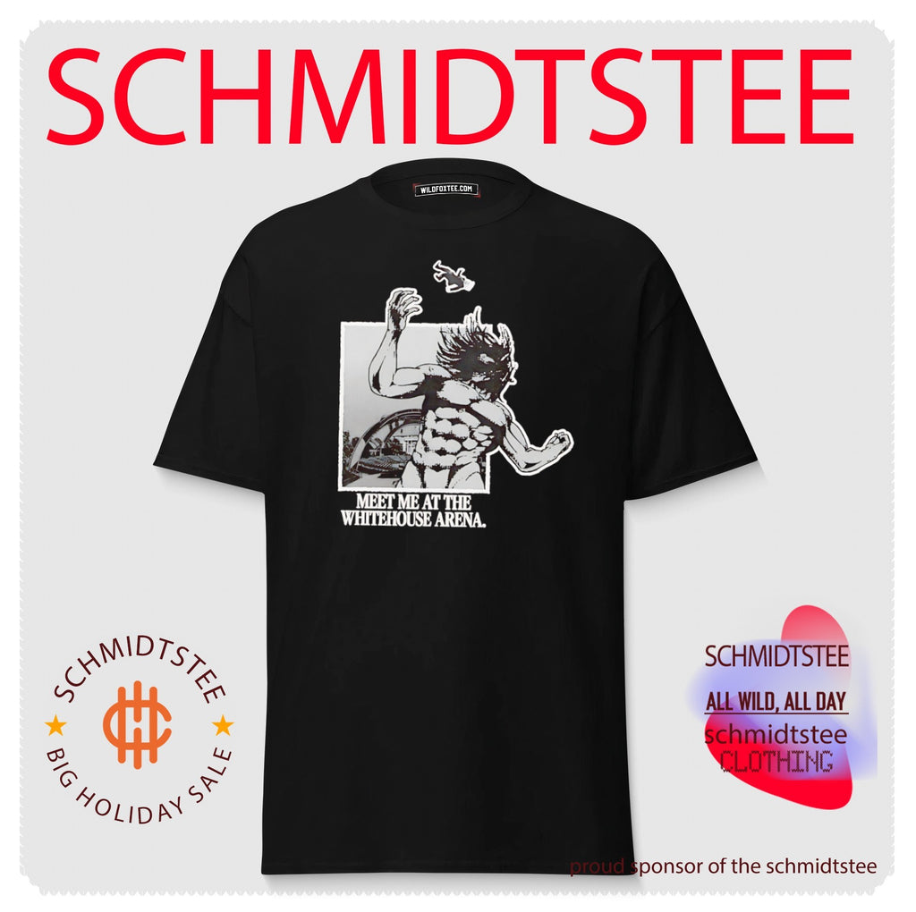 Meet Me At The White House Arena cartoon shirt