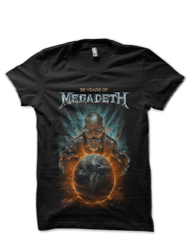 Megadeth Black T-Shirt Style004 Hoodie, Sweatshirt | PureTeeCo.com