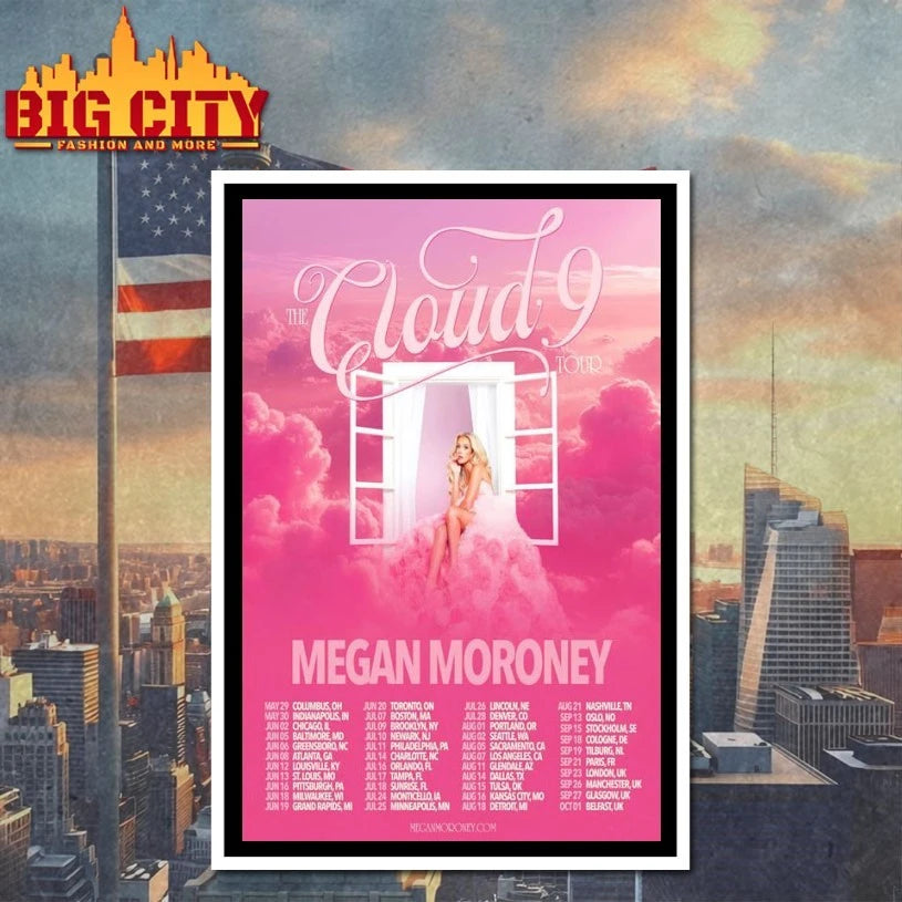 Megan Moroney Cloud 9 Tour Poster shirt