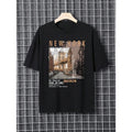 Men Building & Slogan Graphic Tee Made in USA Hoodie, Sweatshirt | PureTeeCo.com