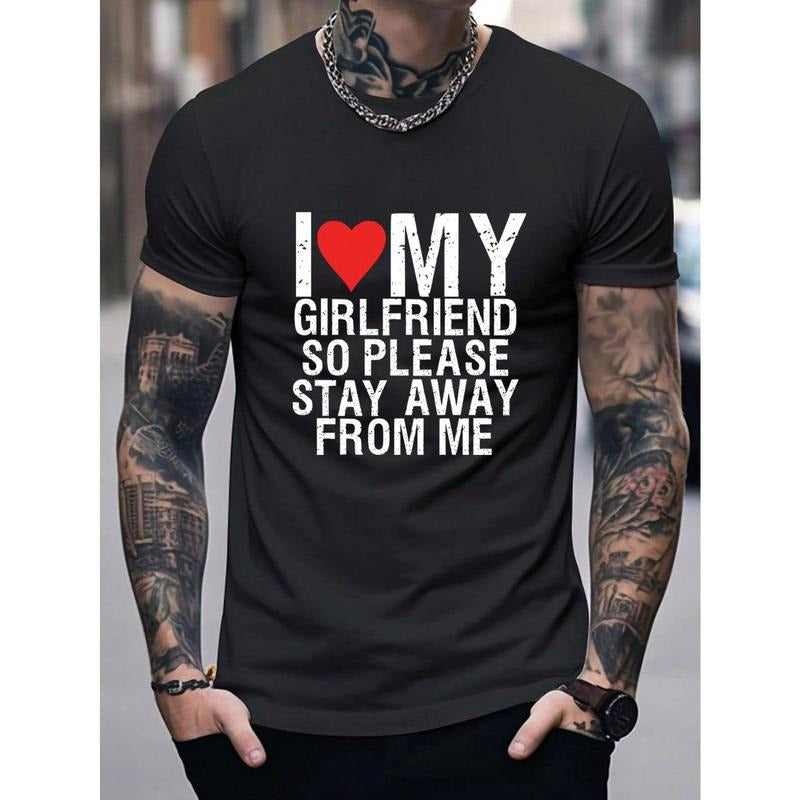 Men I Love My Girlfriend Slogan Printed Tee Made in USA i love gf shirt Hoodie, Sweatshirt | PureTeeCo.com