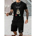 Men Summer Casual Letter Print Short Sleeve T-Shirt Made in USA Hoodie, Sweatshirt | PureTeeCo.com