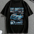 Men's Cartoon Car Graphic Print Round Neck Tee, Streetwear, Men Summer Top T-shirt Hoodie, Sweatshirt | PureTeeCo.com