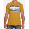Men's Cinch Gold T-Shirt, Ranchin' Ain't Easy Graphic, Western Cowboy Workwear Hoodie, Sweatshirt | PureTeeCo.com