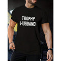 Men's Plus Size Letter Print Crew Neck T-Shirt Made in USA Hoodie, Sweatshirt | PureTeeCo.com