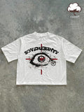 Men's Regular Fit Sovereignty Print Round Neck Tee, Casual Short Sleeve Crew Neck T-shirt for Daily Wear, Men's Top for...