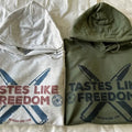 Men's Tastes Like Freedom Hoodie 2nd Amendment Hoodie T-Shirts, Sweatshirt | PureTeeCo.com