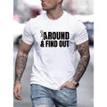 Men's round neck short sleeve, simple style T-shirt Fashion conventional fitted T-shirt, casual and comfortable top...