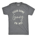 Mens Pour Some Gravy On Me T Shirt Funny Thanksgiving Turkey Tee Mens Funny T Shirts Cool Vintage Fashion T-Shirt Gift...