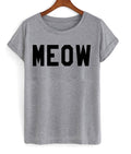Meow Cat Kitty T-shirt Hoodie, Sweatshirt | PureTeeCo.com
