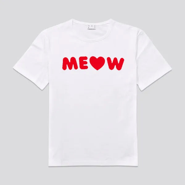 Meow Love T- shirt Hoodie, Sweatshirt | PureTeeCo.com