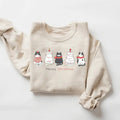 Meowy Christmas Sweatshirt,Happy Cat Year Shirt,Funny Christmas Cat Shirt,Cat Christmas Sweatshirt,Cats Sweatshirt,Cat...